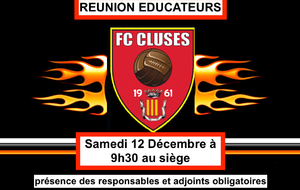 Réunion éducateurs