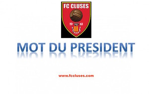 Le mot du Président