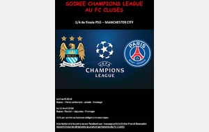 SOIREE CHAMPIONS LEAGUE 