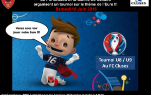 TOURNOI U8/U9 SAMEDI 18 Juin 2016