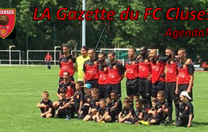 La Gazette du FC CLUSES AGENDA du WE 18 et 19 Juin 2016