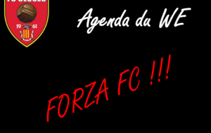 FC CLUSES : Agenda du WE du 05 &amp; 06/05/2017