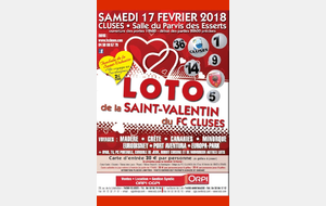 FC CLUSES BA LOTO de la St VALENTIN 2018