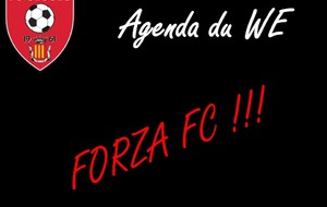 FC CLUSES AGENDA DU WE 25 - 26 MAI 2019