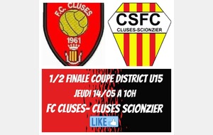 1/2 FINALE COUPE DISTRICT U15