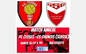 FC Cluses - CS Chenois (Suisse)