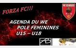 FC CLUSES AGENDA DU WE POLE FORMATION U17