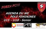 FC CLUSES AGENDA DU WE POLE FEMININ