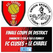 Finale Coupe de District: FC Cluses - Le Chable