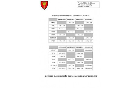 Programme reprise en salle 2015