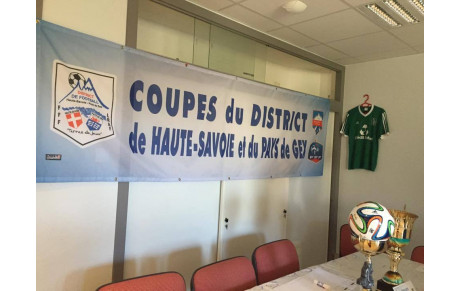 Tirage 1/4 de Finale Coupe de District