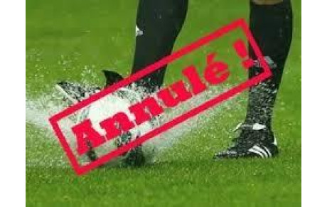 Matchs U11 et U13 B et C annulés!