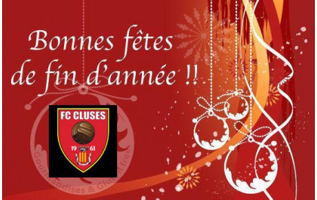 Bonnes Fêtes de fin d'année !