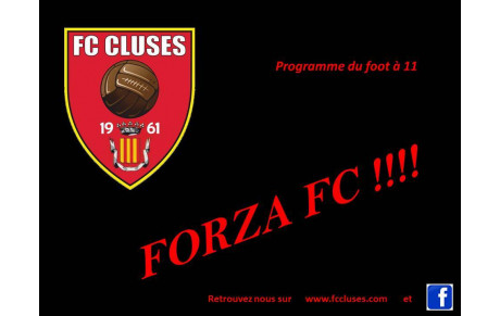Programme du Foot à 11.