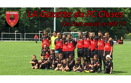 La Gazette du FC CLUSES WE du 4 Juin 2016