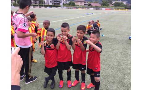 Les P'tits loups U6/U7 le 11/06/2016 au tournoi de CSFC